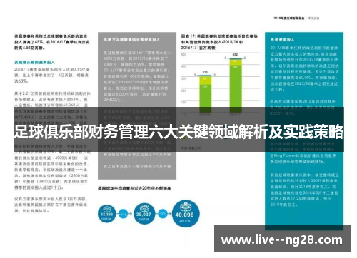 足球俱乐部财务管理六大关键领域解析及实践策略